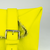 Unisex Hand Made Leather Pouch - Neon